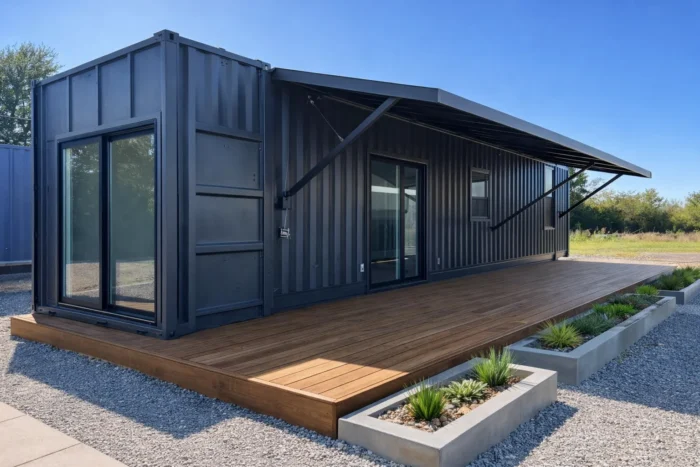 Anchor 53 | One (Built-in Awning) - shipping container homes