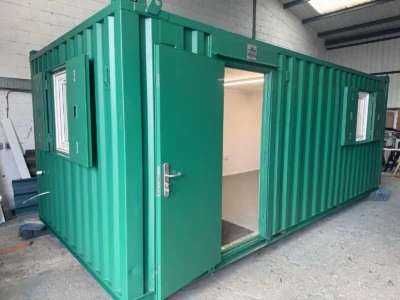 21ft x 9ft 6” Welfare Site Office With Kitchen Anti Vandal. Shipping Container